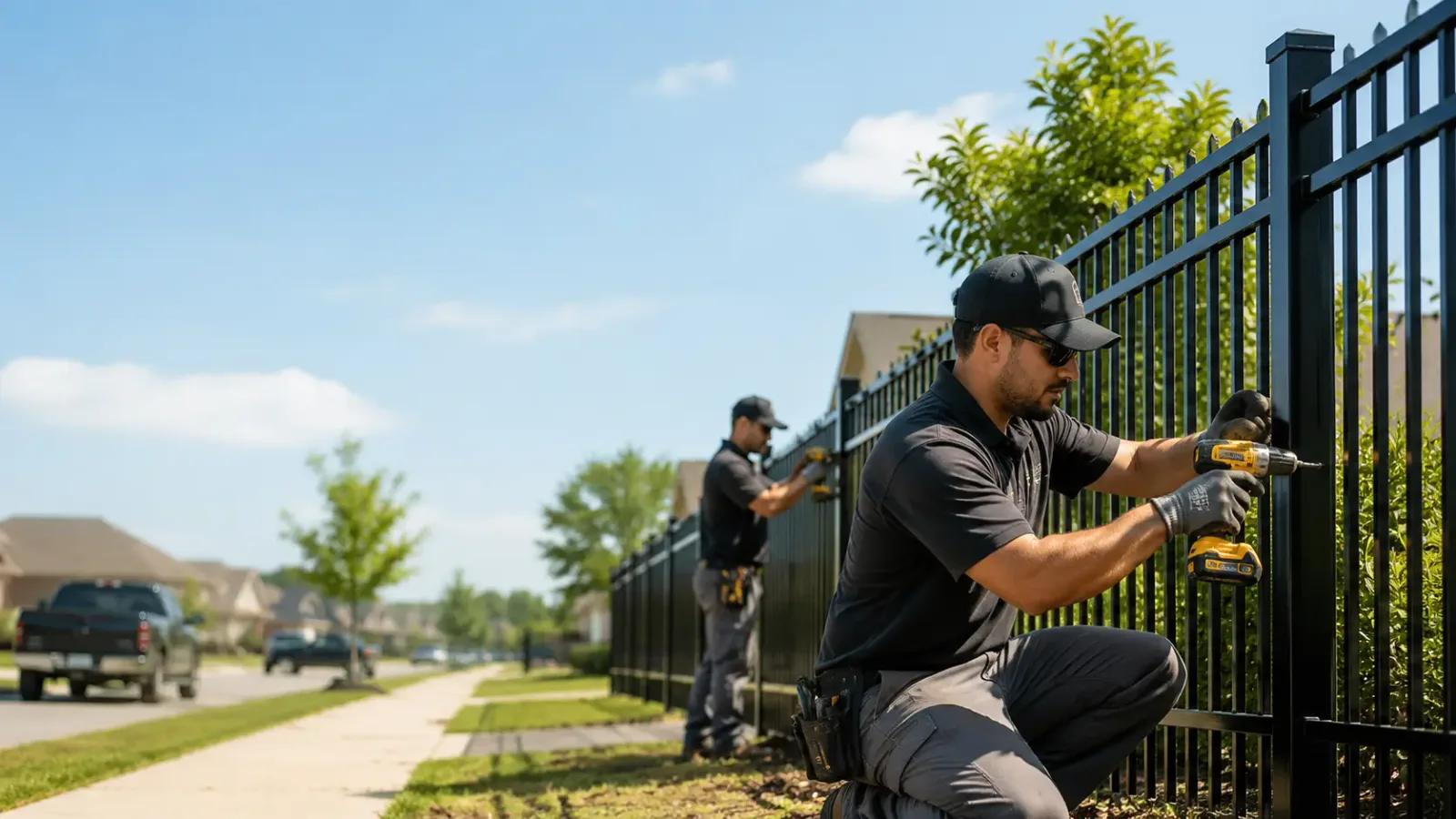 Metal Fence Installation in Belmont, LA